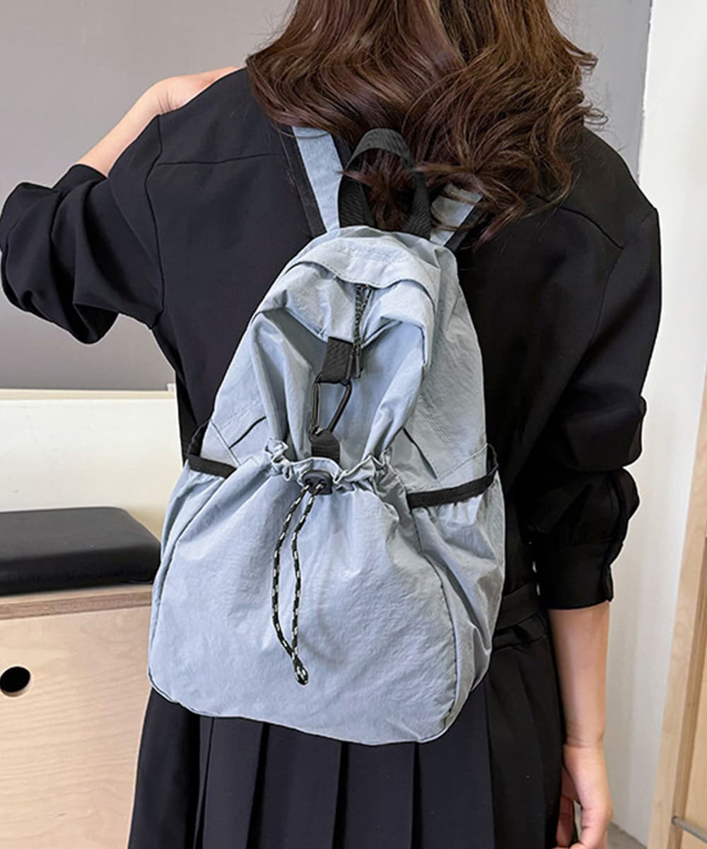 高校生 リュック 高校生向け軽量ドロストポケット付きリュック