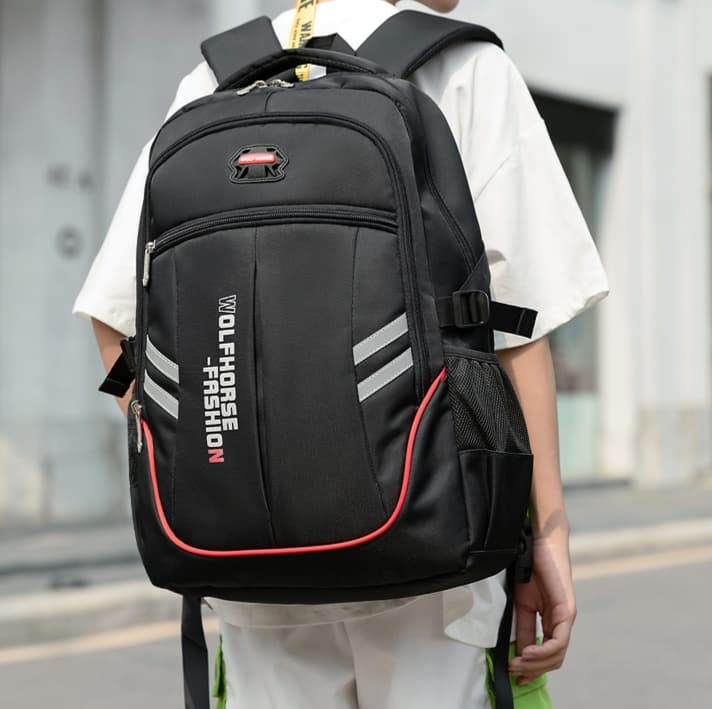 高校生 リュック 多機能防水学生バックパック