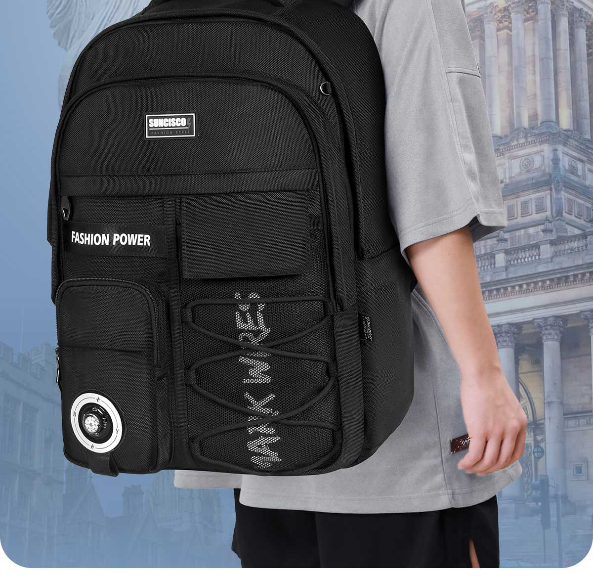 高校生 リュック 通学用多機能スポーティバッグ