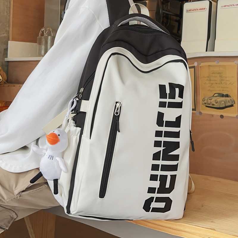 高校生 リュック シンプルデザイン学生用バックパック