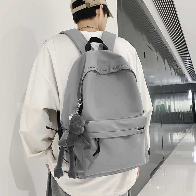 高校生 リュック カジュアル通学リュック ぬいぐるみ付き