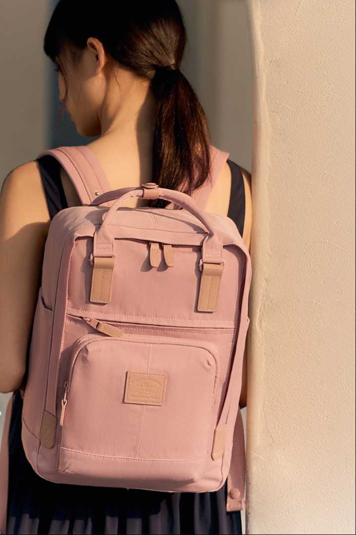 高校生リュック ピンク 多機能防水学生リュック 通学旅行デイパック