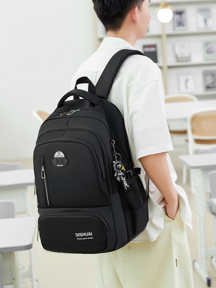 高校生 リュック 多機能学生用スタイリッシュバックパック