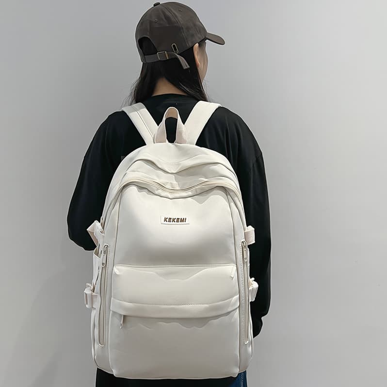 高校生 リュック シンプル機能的スクールバッグ