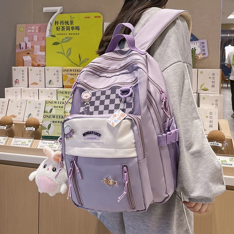 高校生 リュック かわいい宇宙モチーフ学生リュック