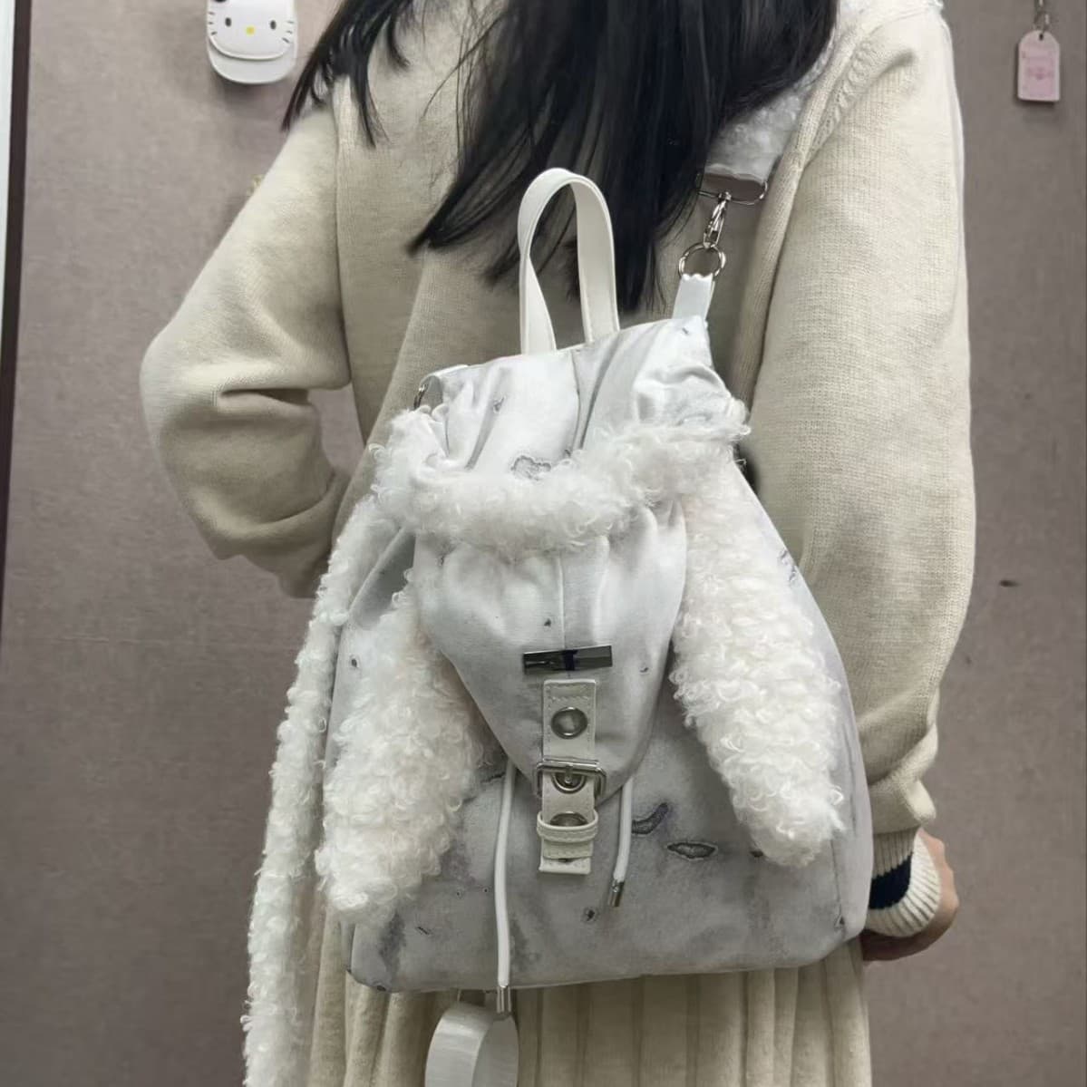 高校生 リュック 可愛い羊型リュックサック 