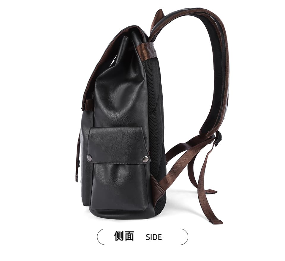 高校生 リュック シンプル合皮リュック