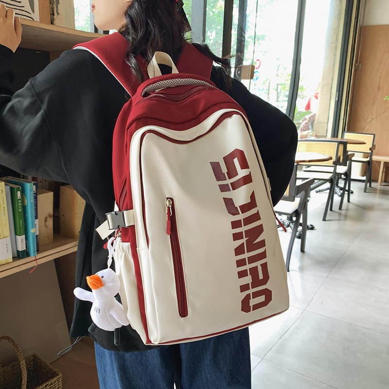 高校生 リュック シンプルデザイン学生用バックパック