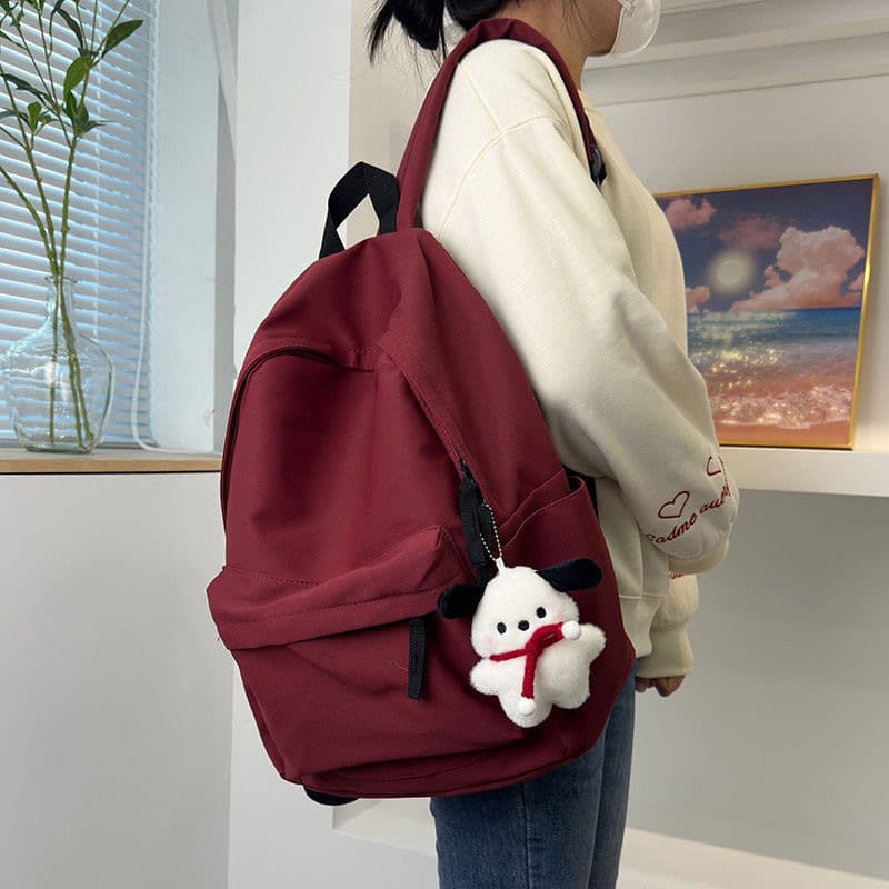 高校生 リュック かわいいぬいぐるみ付き学生向けリュック