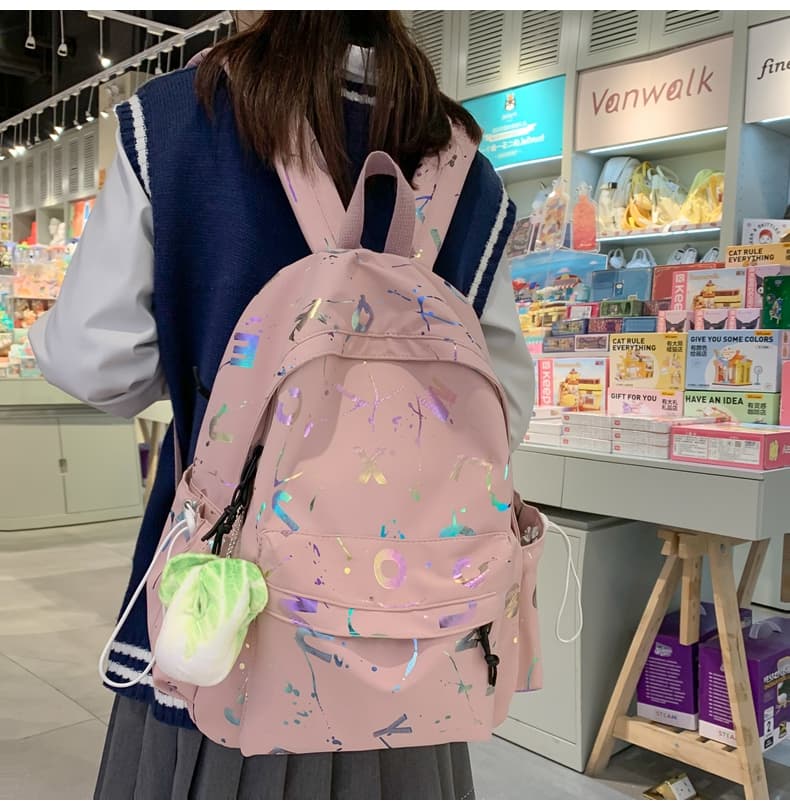 高校生 リュック 芸術風デザイン 学生用リュック