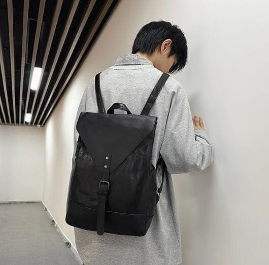 高校生 リュック 高校生向け合成皮革リュック通学バッグ