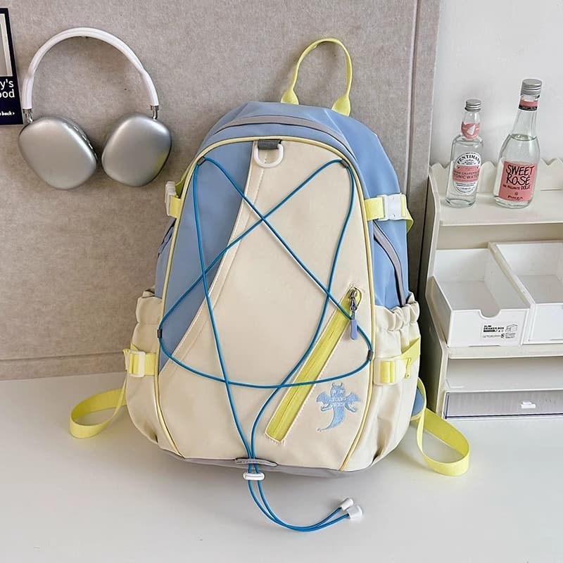 高校生 リュック ラインクロスドローストリング通学リュック