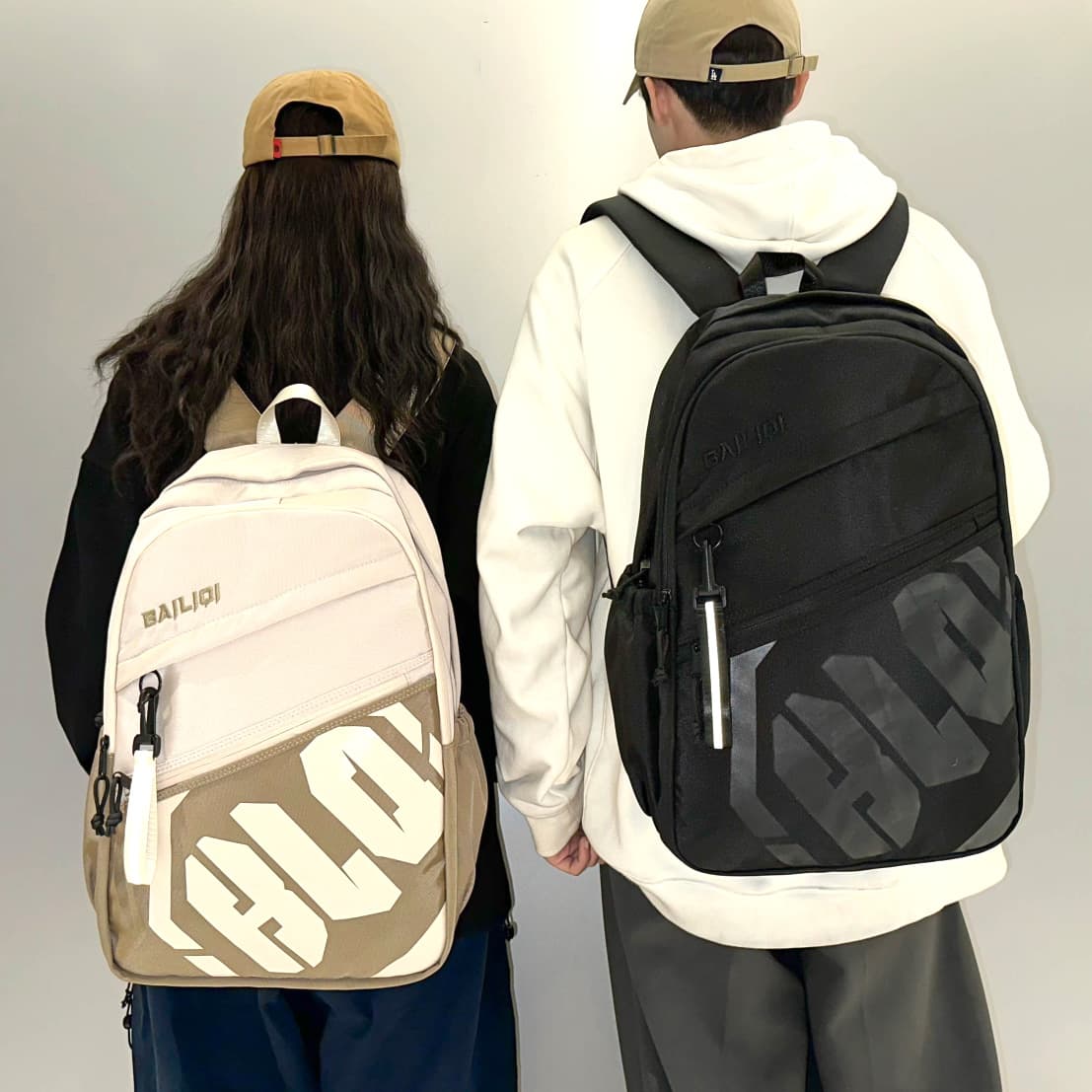 高校生 リュック スタイリッシュ 学生用 ジオメトリック バッグパック
