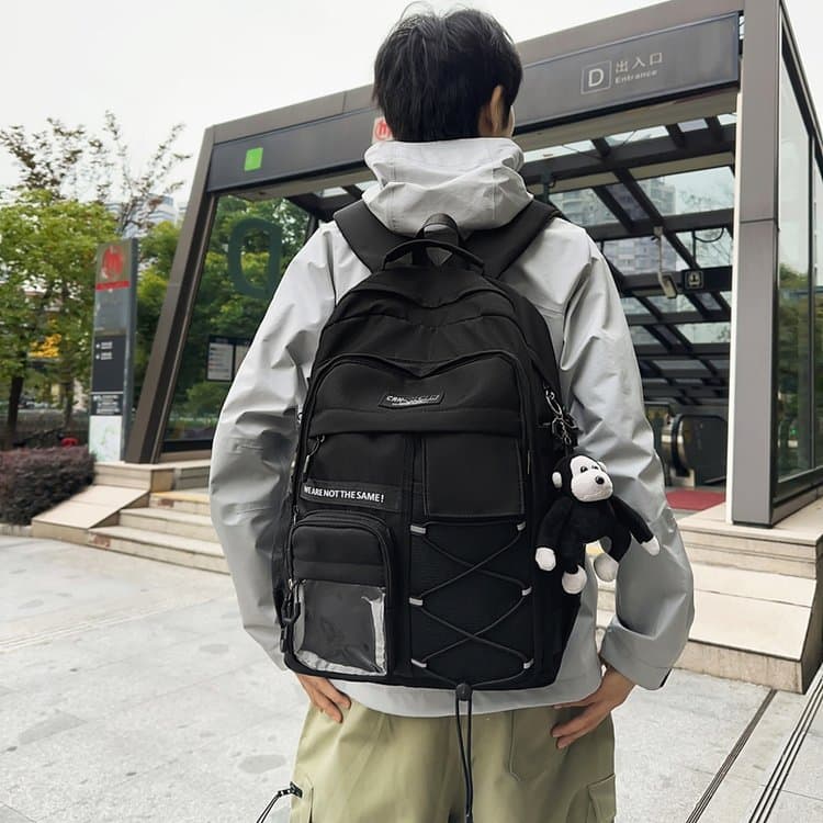 高校生 リュック 通学用多機能ポケットリュック