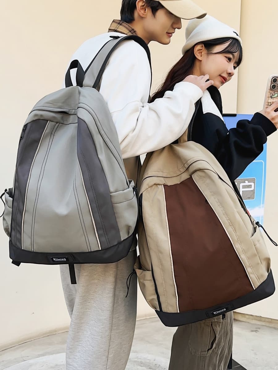 高校生 リュック 多機能シンプル学生リュック