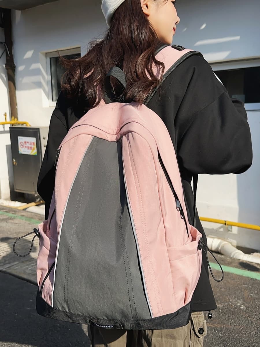 高校生 リュック 多機能シンプル学生リュック