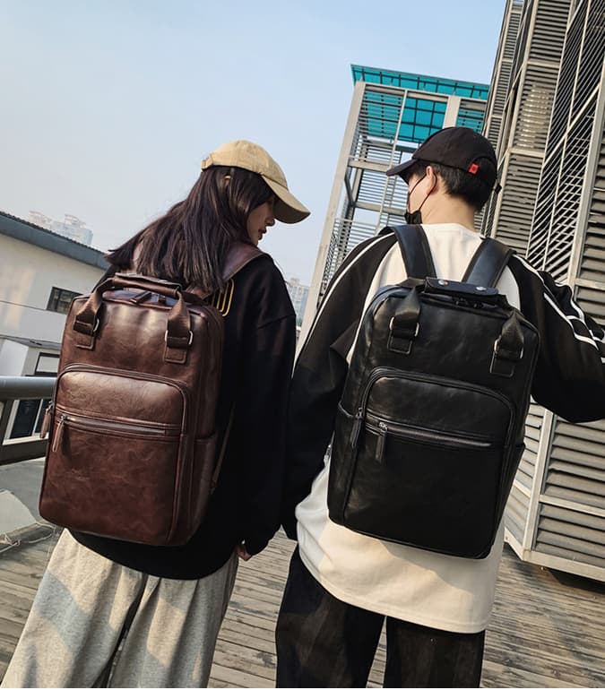 高校生 リュック 高校生向け革調大容量リュックサック通学用