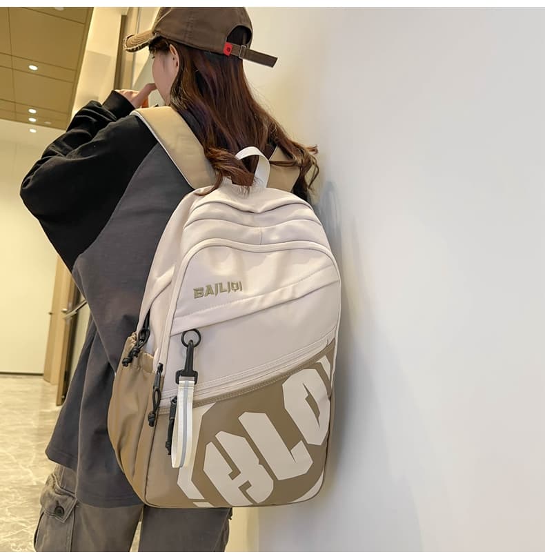 高校生 リュック スタイリッシュ 学生用 ジオメトリック バッグパック