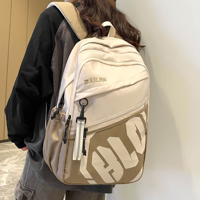 高校生 リュック スタイリッシュ 学生用 ジオメトリック バッグパック
