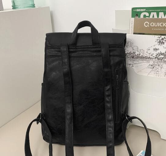 高校生 リュック 高校生向け合成皮革リュック通学バッグ