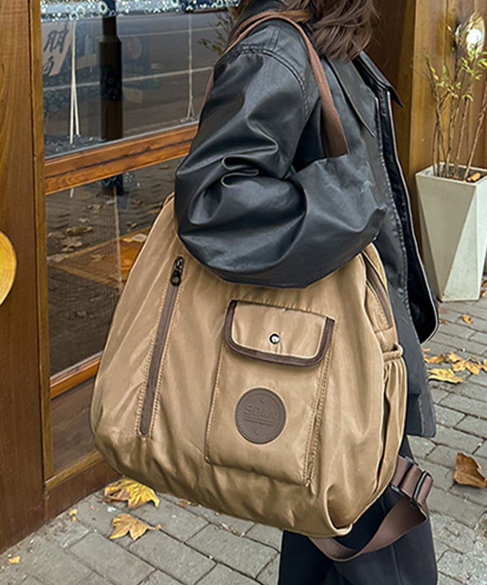 高校生 リュック 高校生向け大容量ナイロンリュック トートバッグ