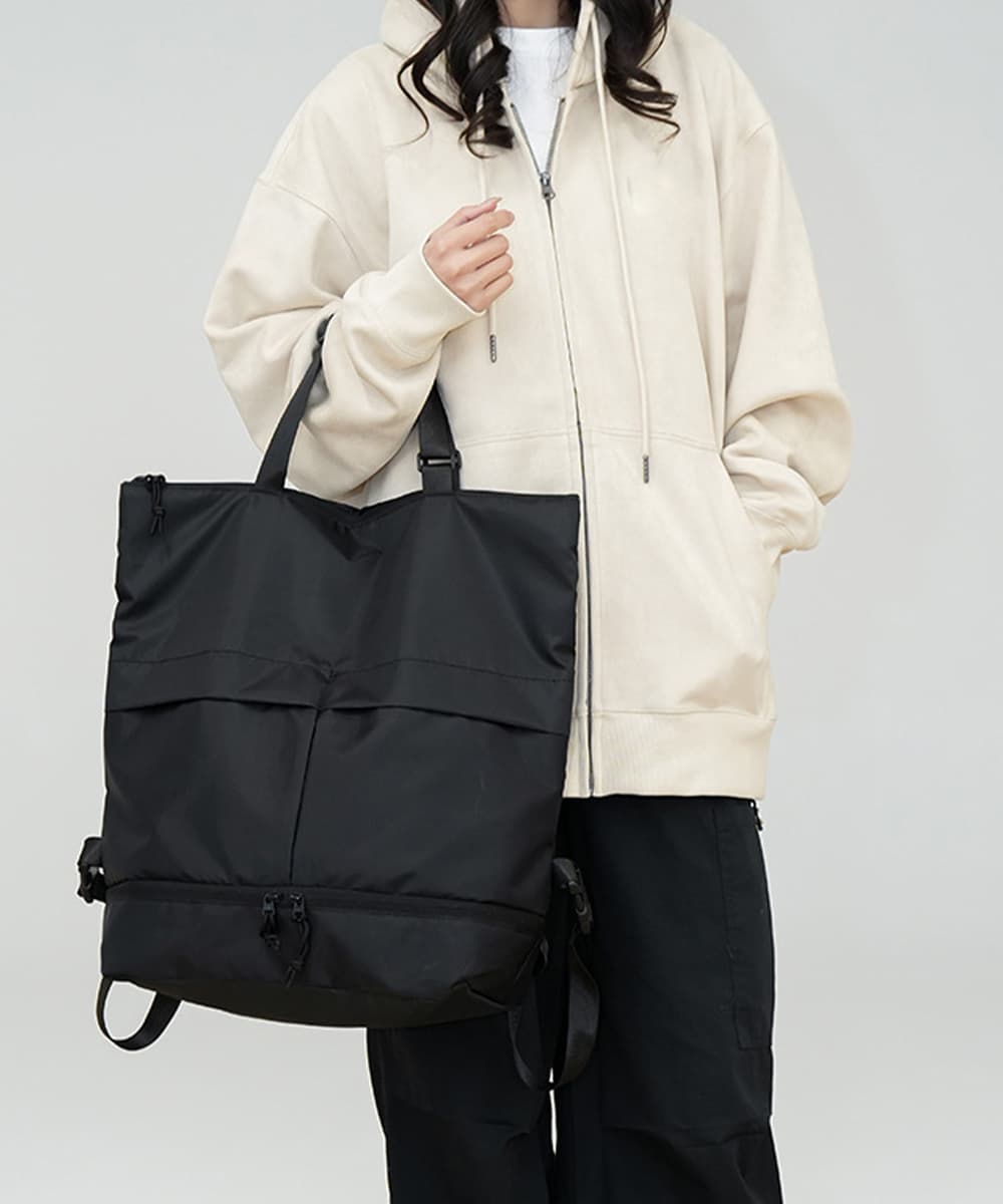 高校生 リュック 大容量三方式リュックサック　靴入れ付き通学バッグ