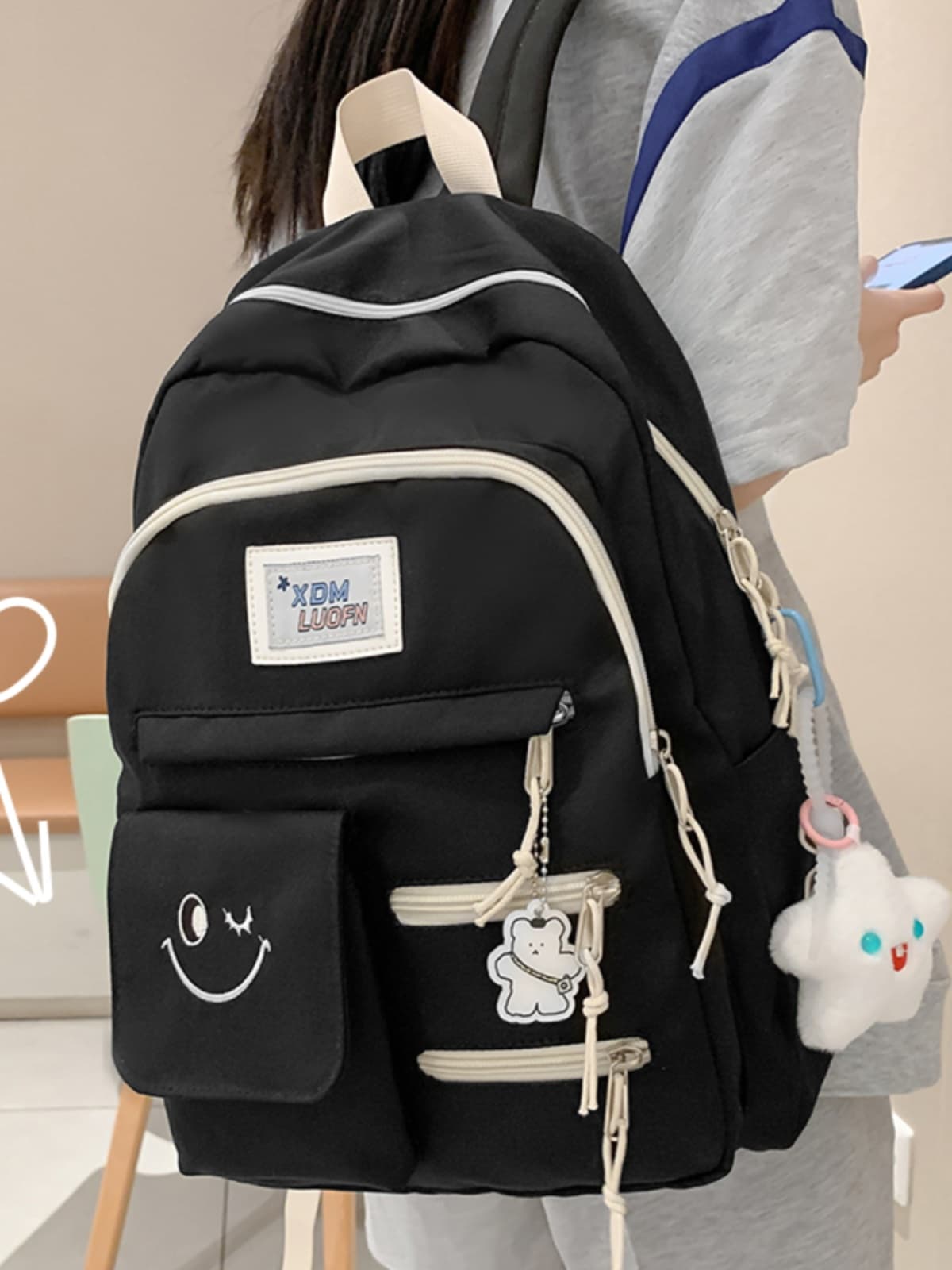 高校生 リュック ウインクスマイル かわいい通学リュック