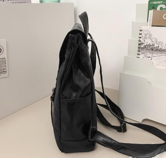 高校生 リュック 高校生向け合成皮革リュック通学バッグ