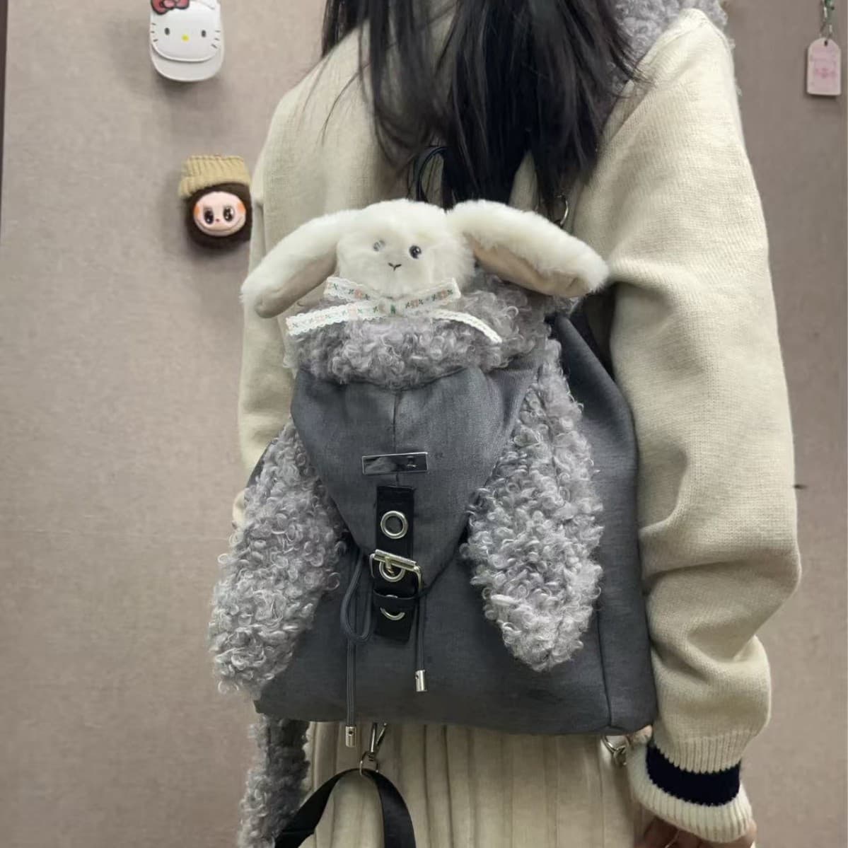 高校生 リュック 可愛い羊型リュックサック 