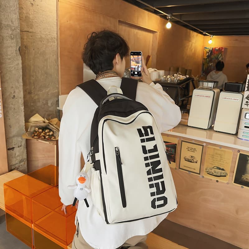 高校生 リュック シンプルデザイン学生用バックパック