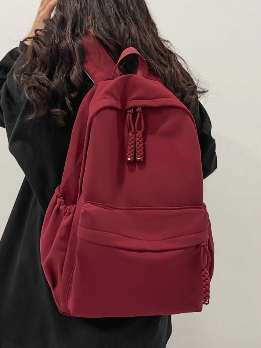 高校生 リュック かわいい縫製デザイン軽量リュック